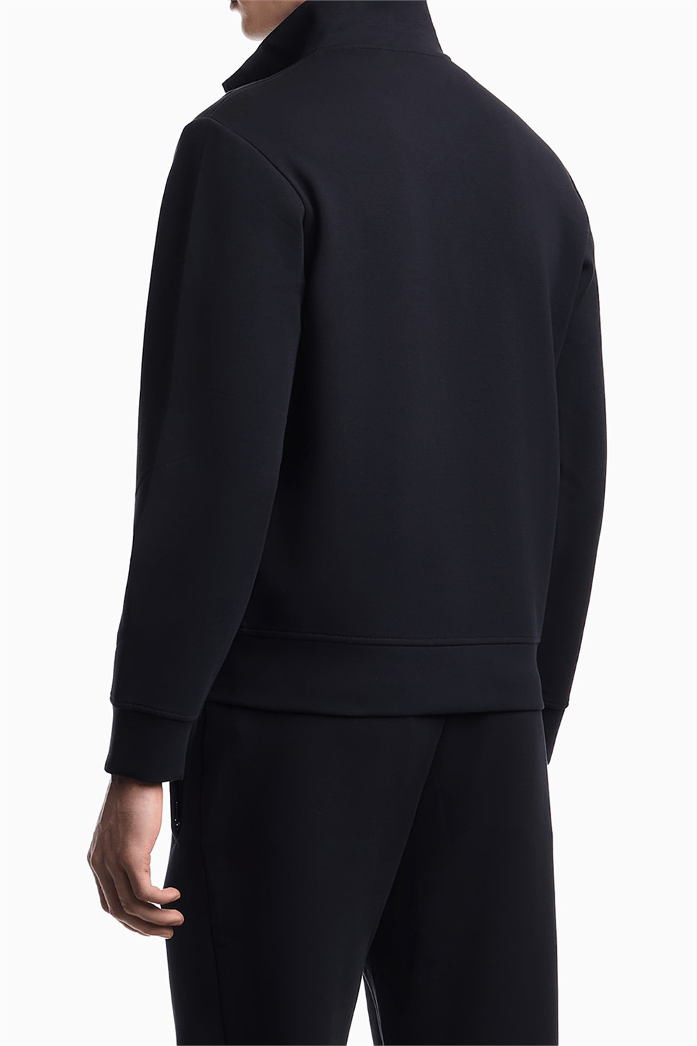 Emporio Armani Erkek Fermuarlı Sweatshirt Lacivert