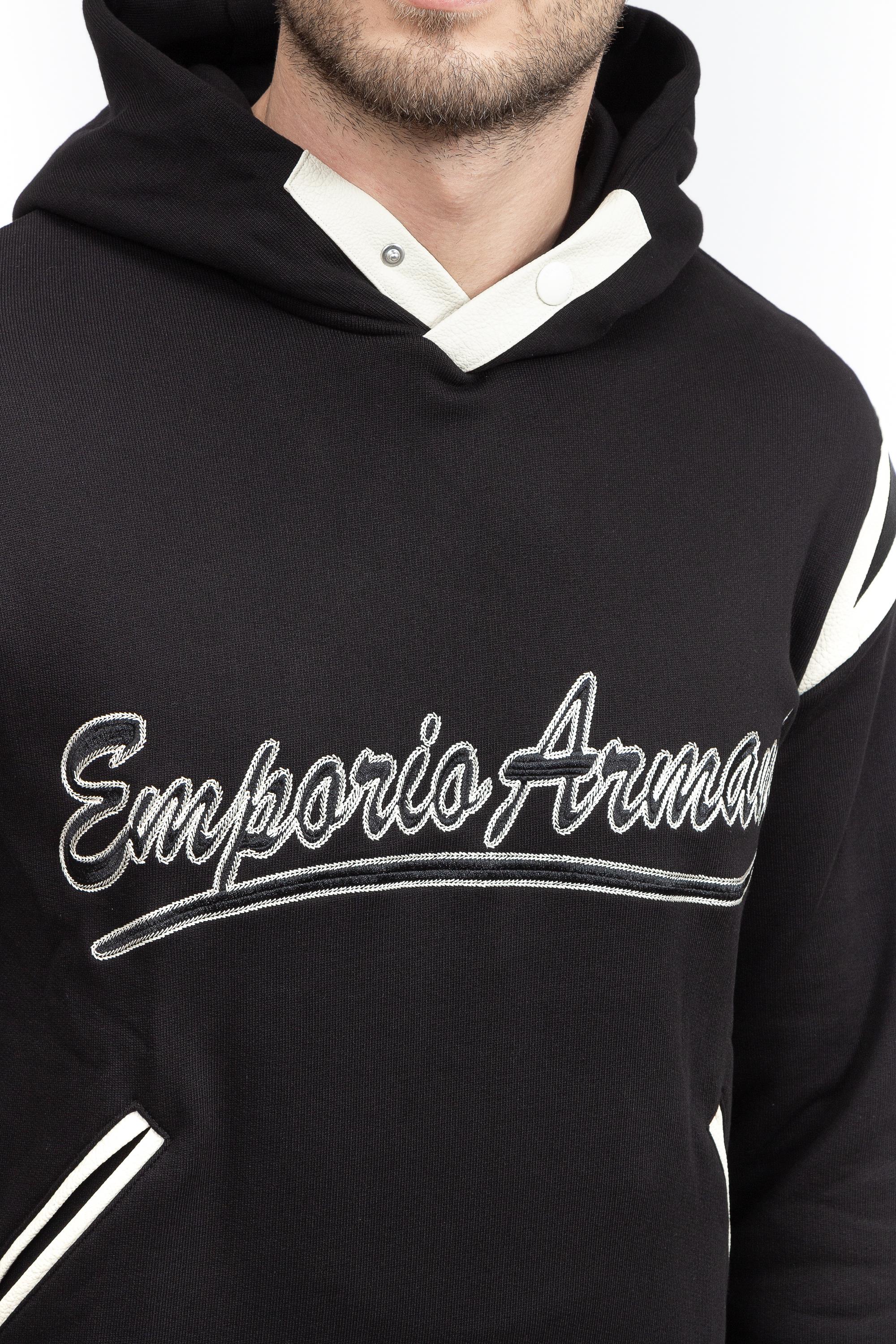 Emporio Armani Erkek Kapüşonlu Sweatshirt