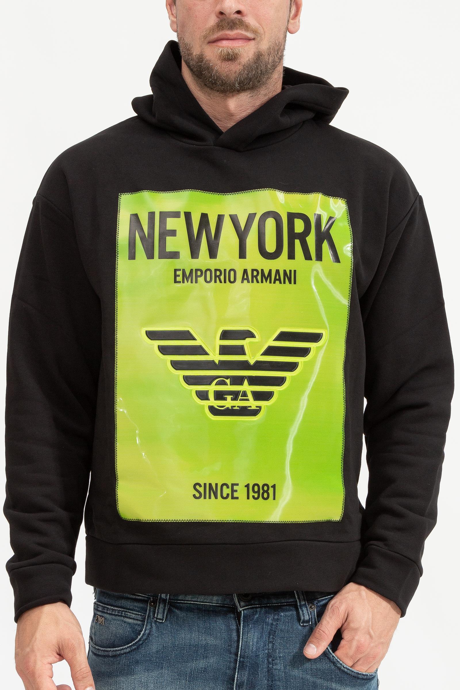 Emporio Armani Erkek Kapüşonlu Sweatshirt