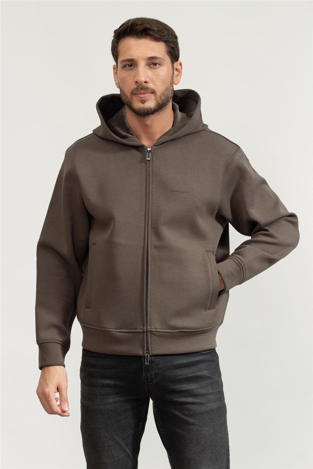 Emporio Armani Erkek Kapüşonlu Sweatshirt