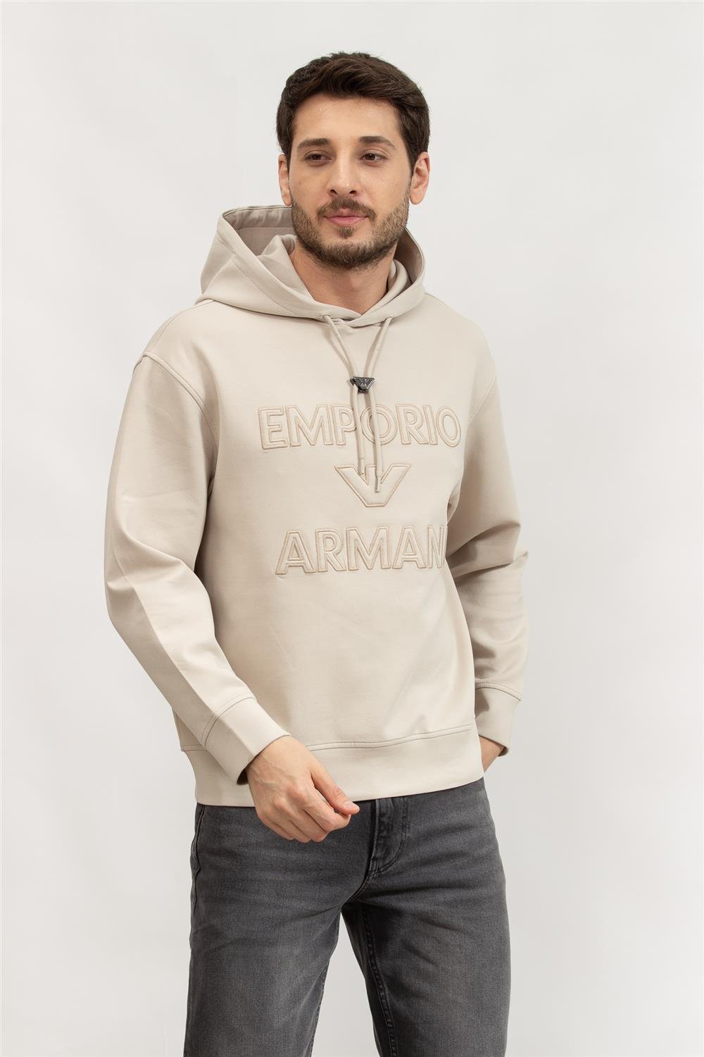 Emporio Armani Erkek Kapüşonlu Sweatshirt