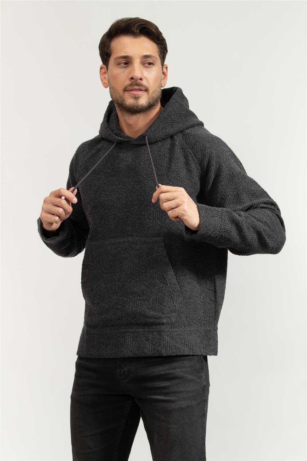 Emporio Armani Erkek Kapüşonlu Sweatshirt