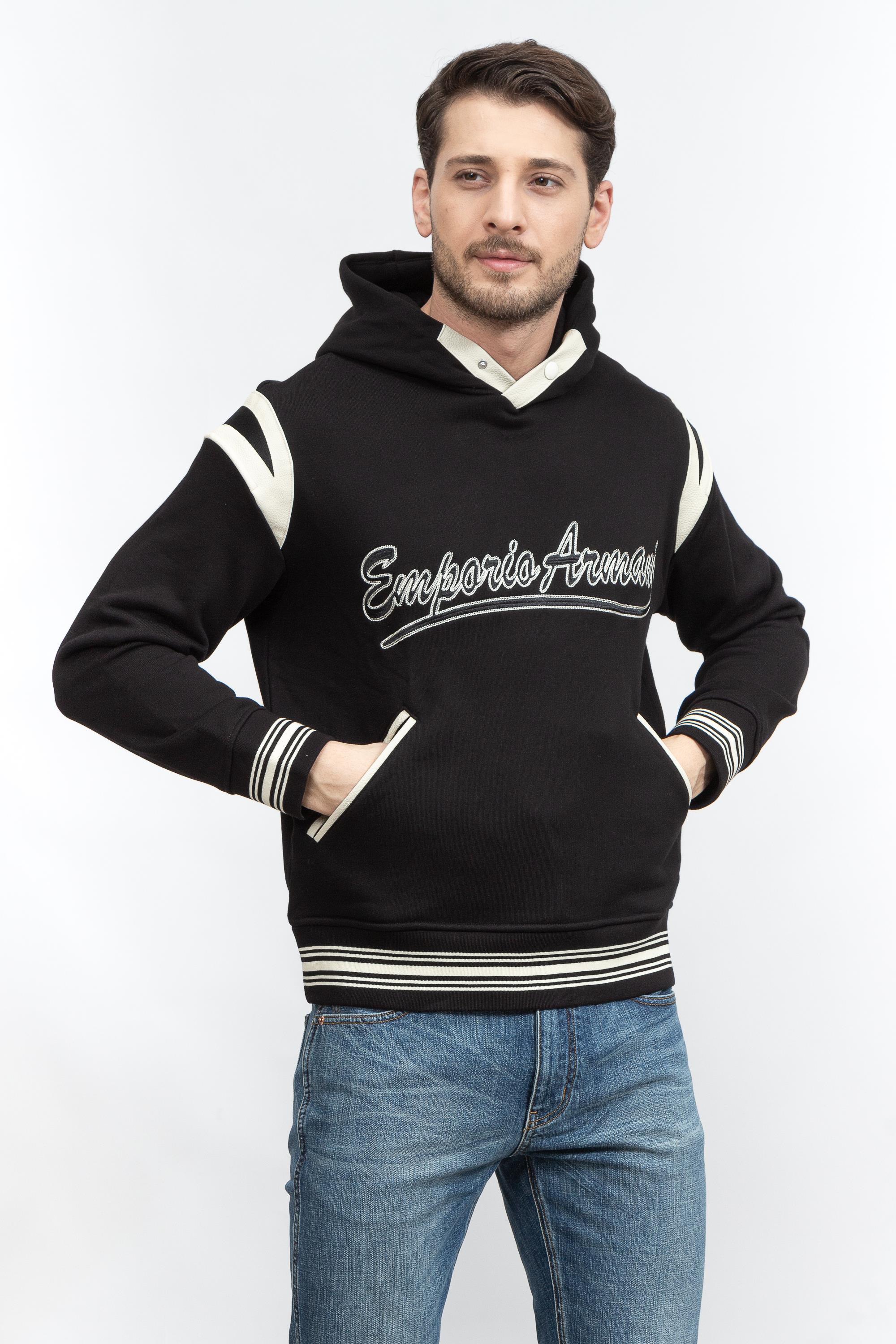 Emporio Armani Erkek Kapüşonlu Sweatshirt