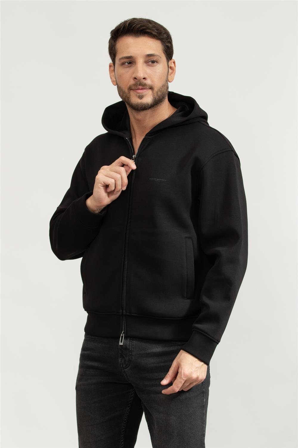 Emporio Armani Erkek Kapüşonlu Sweatshirt