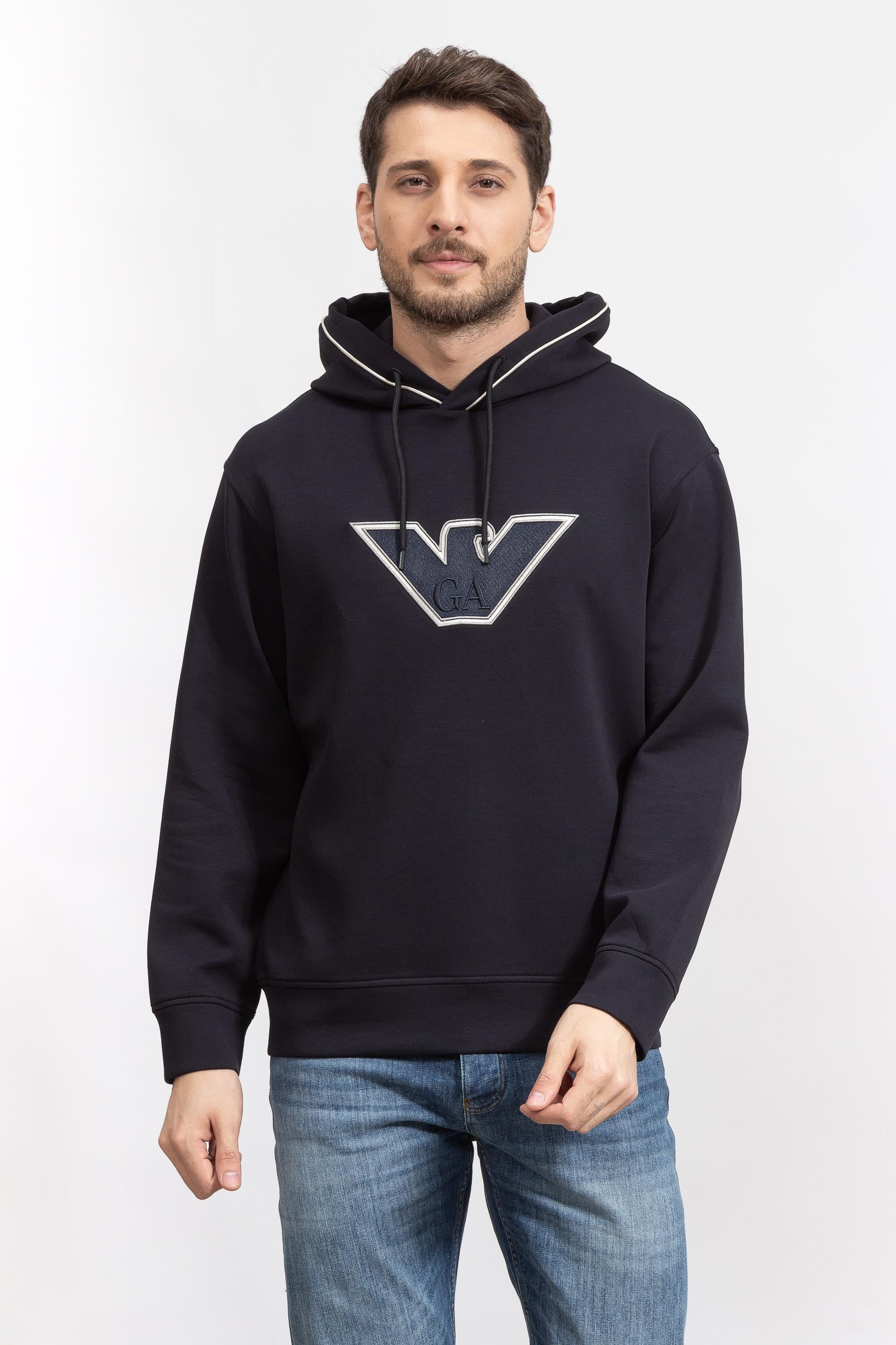 Emporio Armani Erkek Kapüşonlu Sweatshirt
