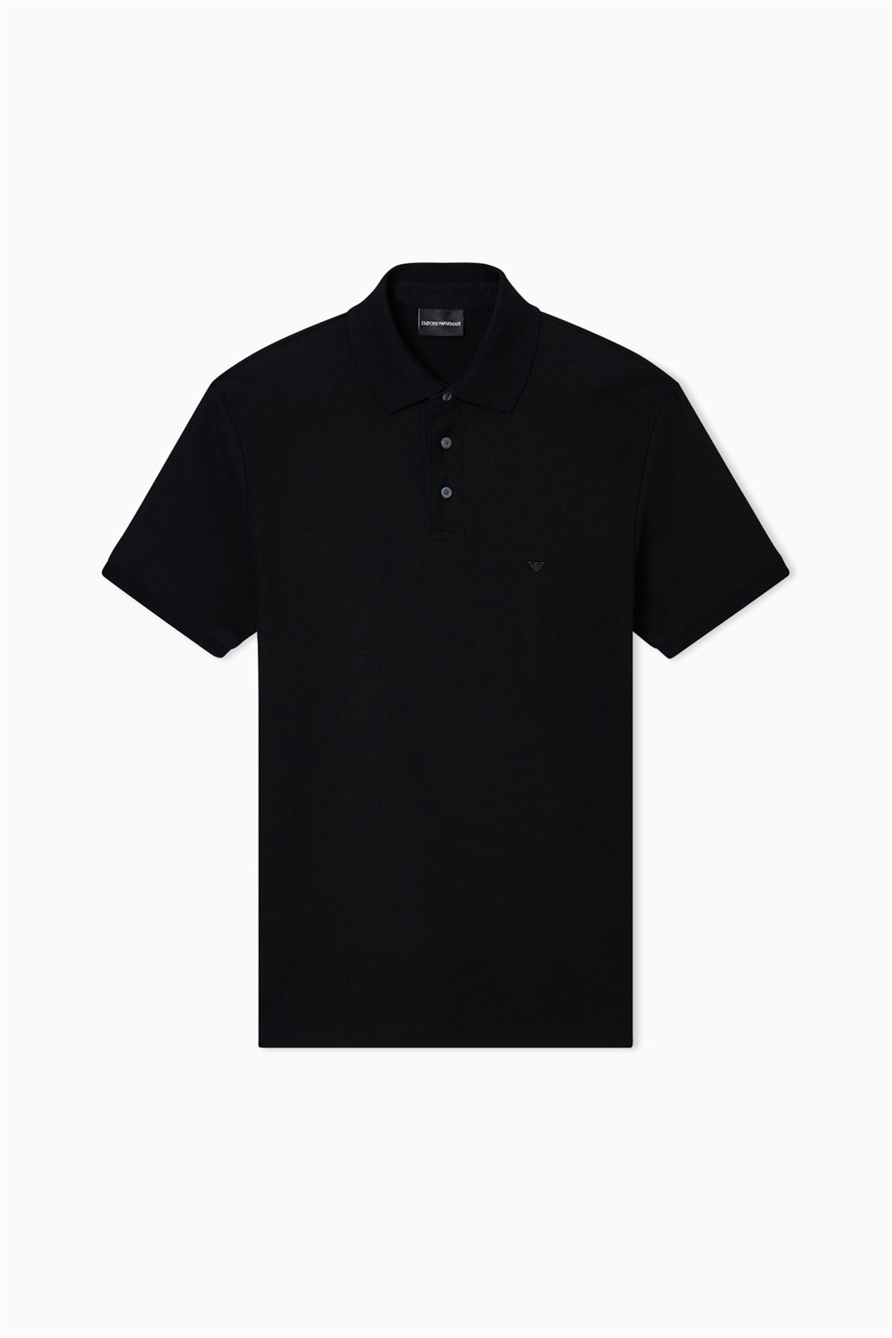 Emporio Armani Erkek Polo Yaka T-Shirt Siyah