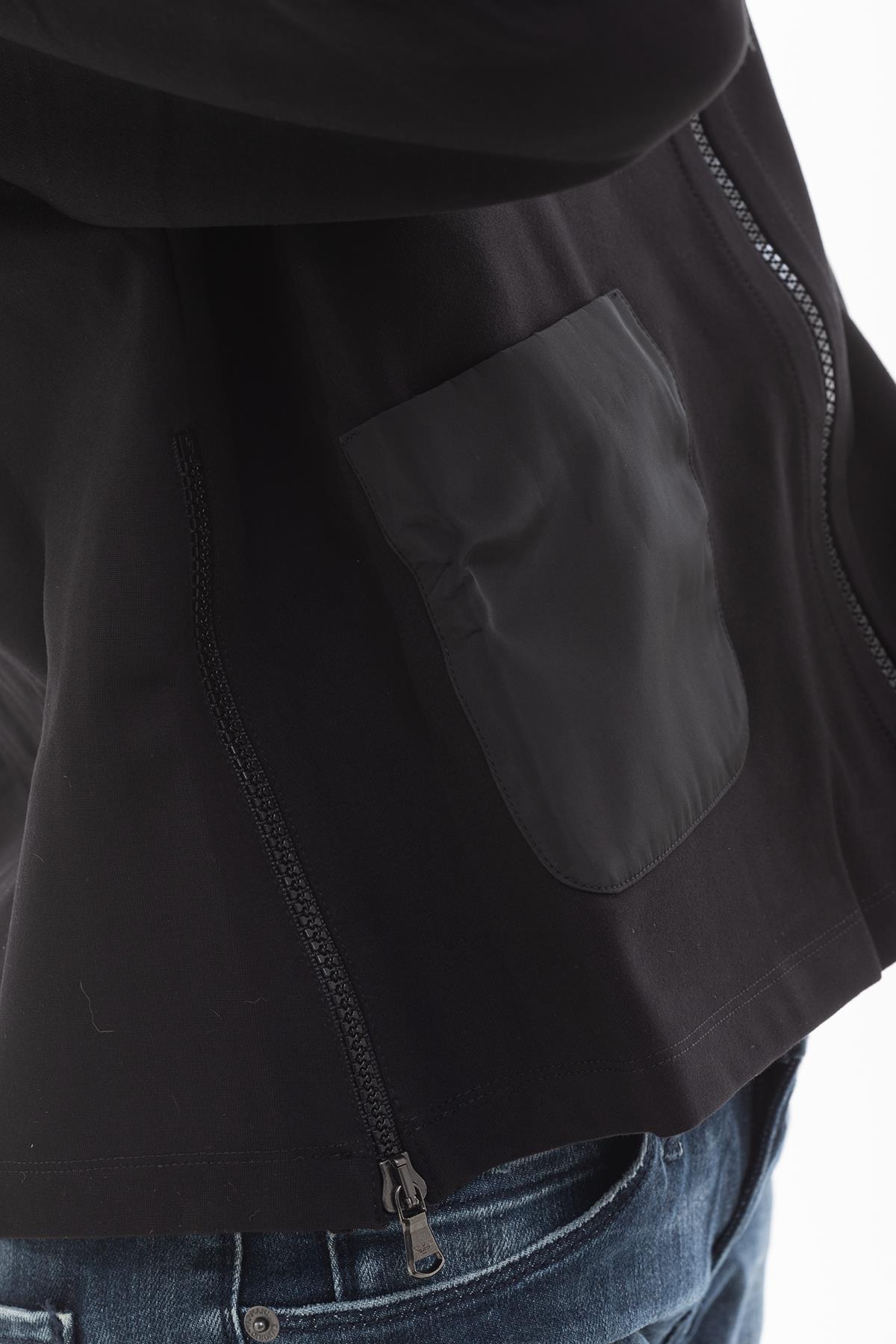 Emporio Armani Fermuar Kapama Kapşünlu Kadın Sweatshirt