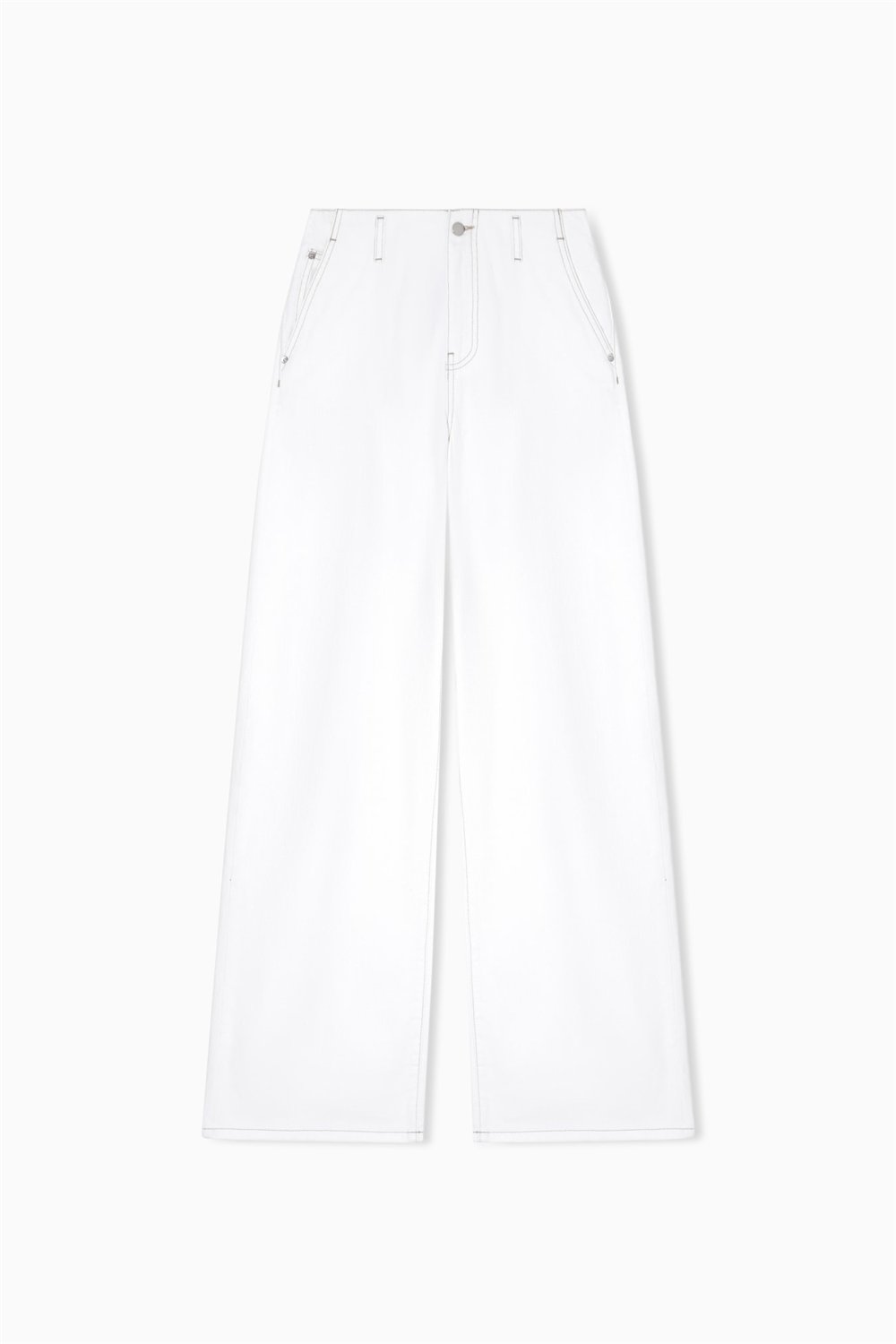 Emporio Armani Kadın 5 Cepli Pantolon Beyaz