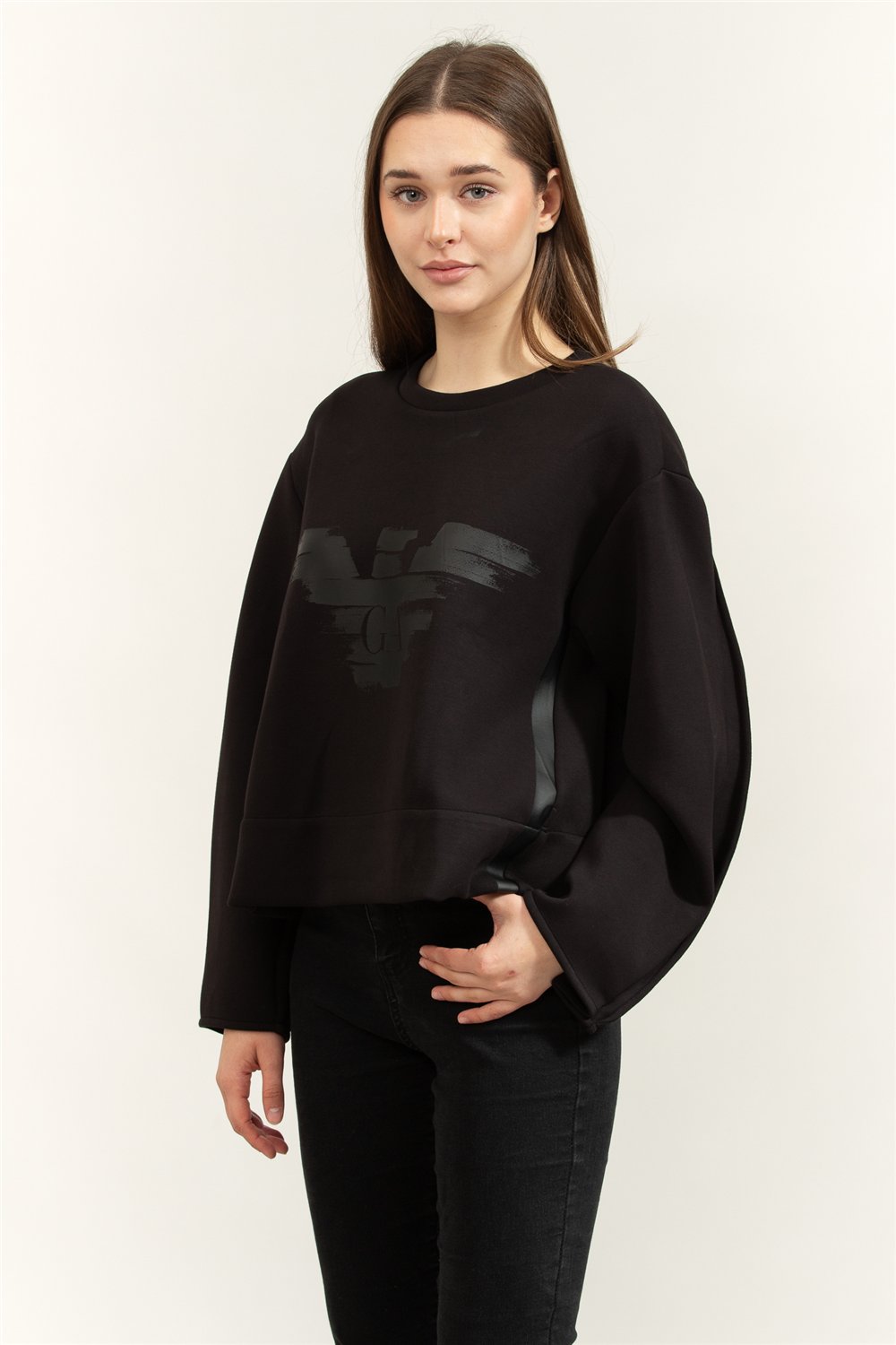 Emporio Armani Kadın Bisiklet Yaka Sweatshirt