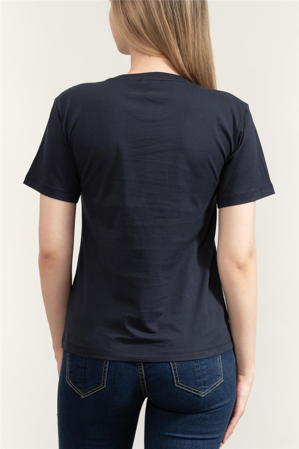 Emporio Armani Kadın Bisiklet Yaka T-Shirt