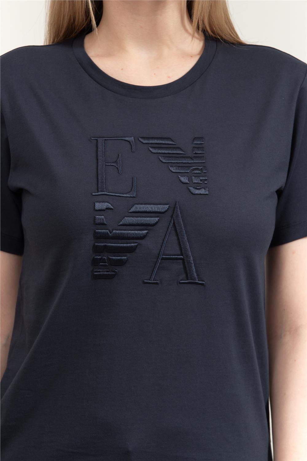 Emporio Armani Kadın Bisiklet Yaka T-Shirt