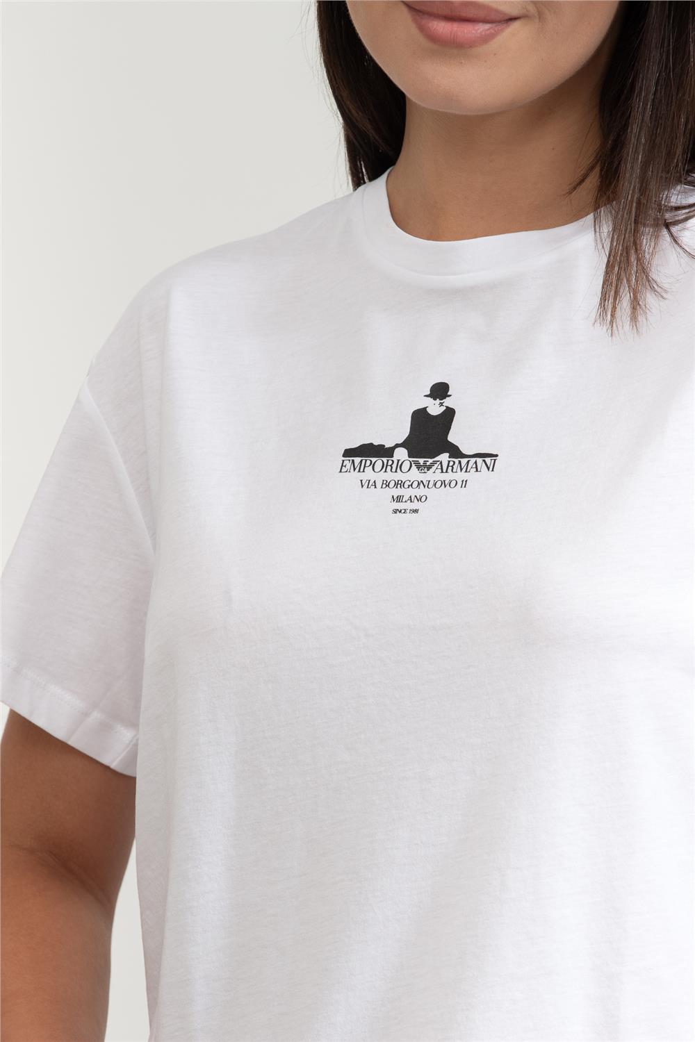 Emporio Armani Kadın Bisiklet Yaka T-Shirt