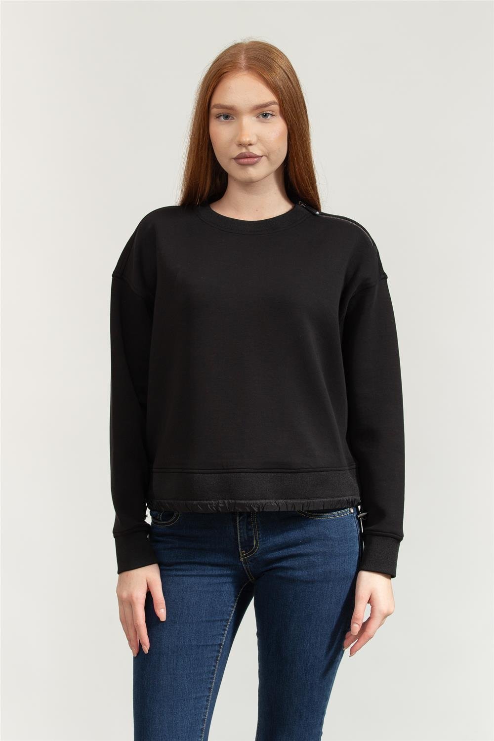 Emporio Armani Kadın Fermuarlı Sweatshirt