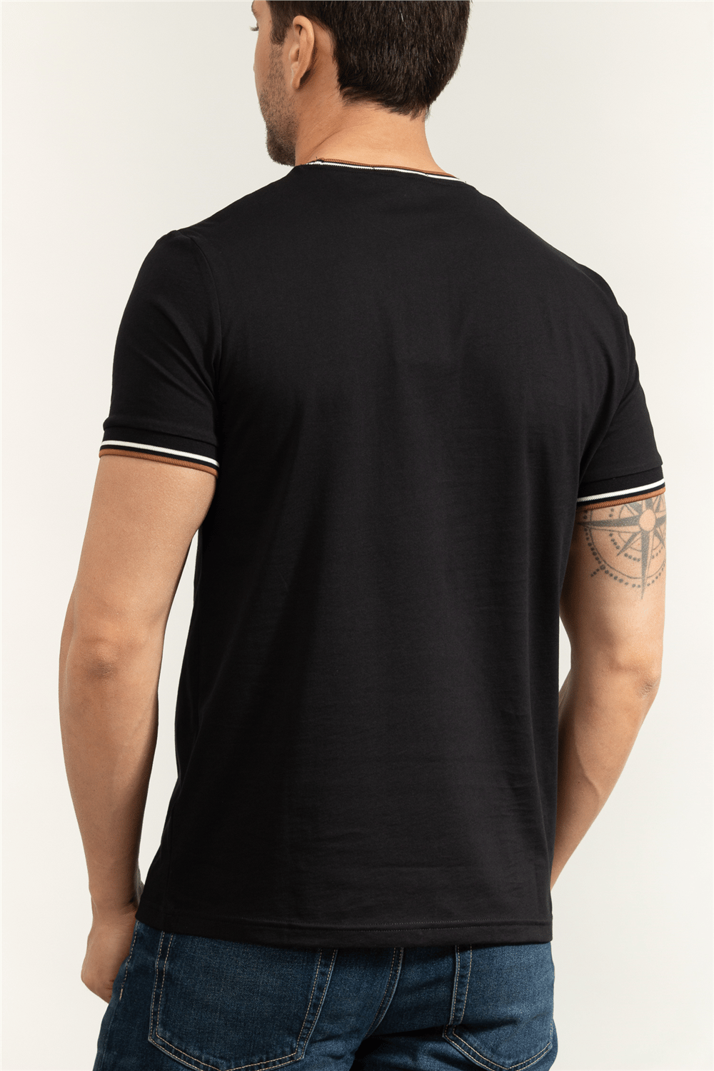 Fred Perry Twin Tipped Erkek Bisiklet Yaka T-Shirt