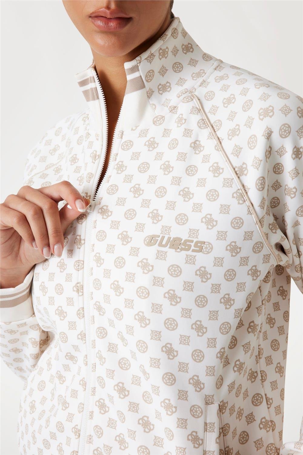 Guess Aggie Kadın Aktif Scuba Sweatshirt