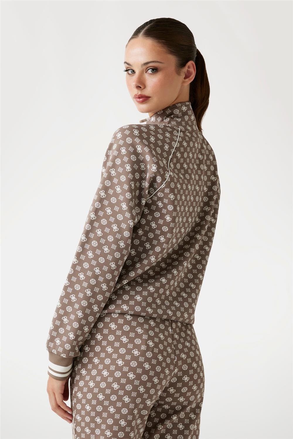 Guess Aggie Kadın Aktif Scuba Sweatshirt