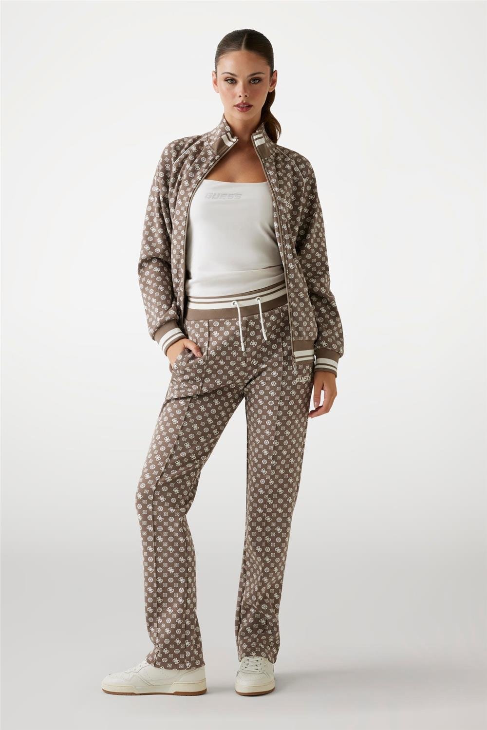 Guess Aggie Kadın Aktif Scuba Sweatshirt