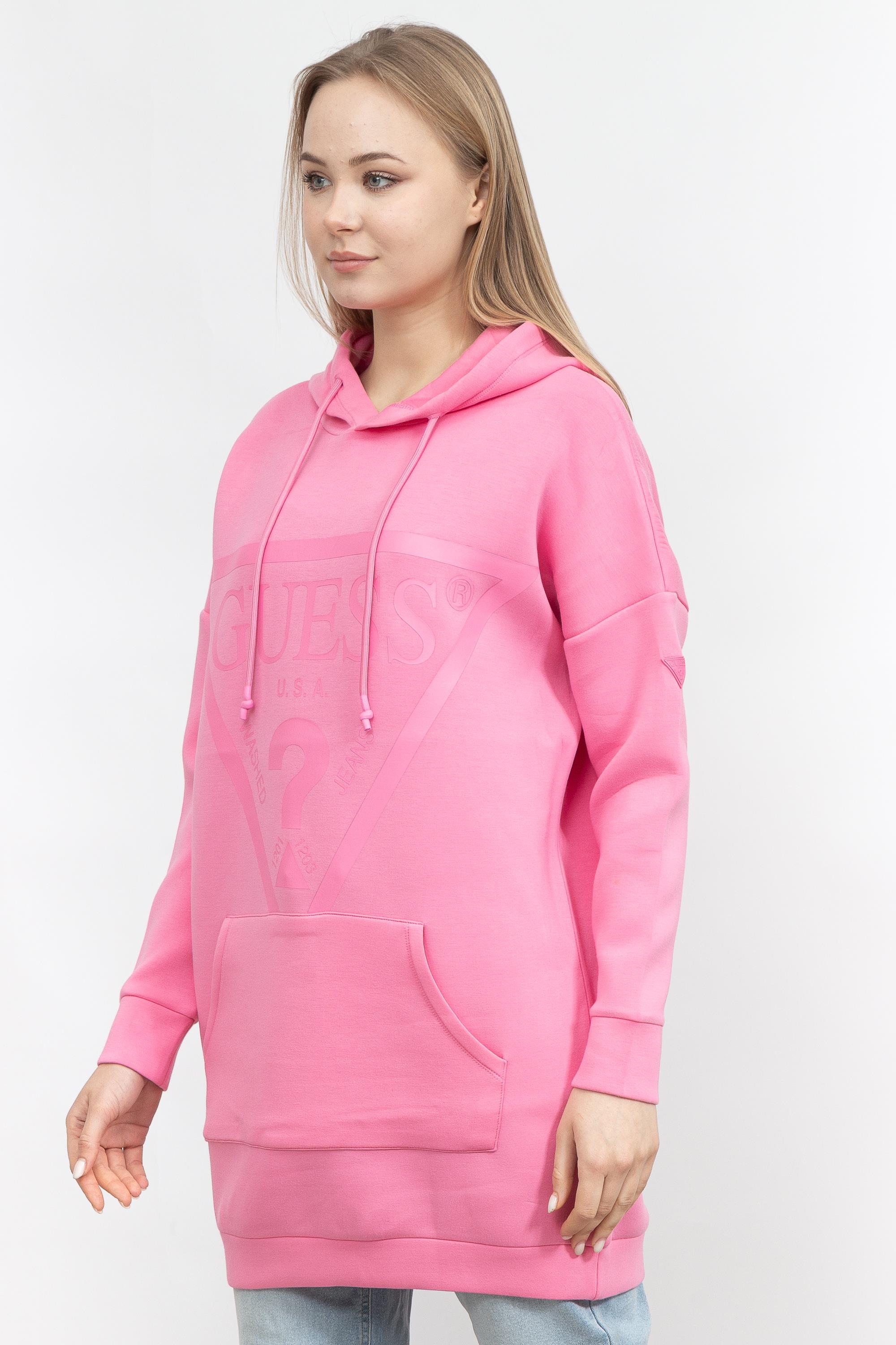 Guess Alisa Long Kadın Fermuarlı Sweatshirt