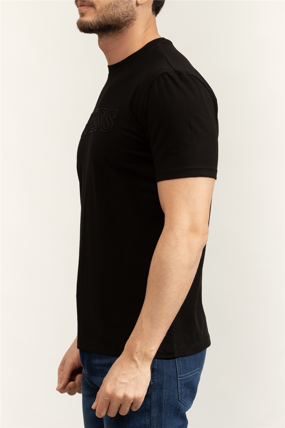Guess Alphy Erkek Aktif Regular Fit T-Shirt