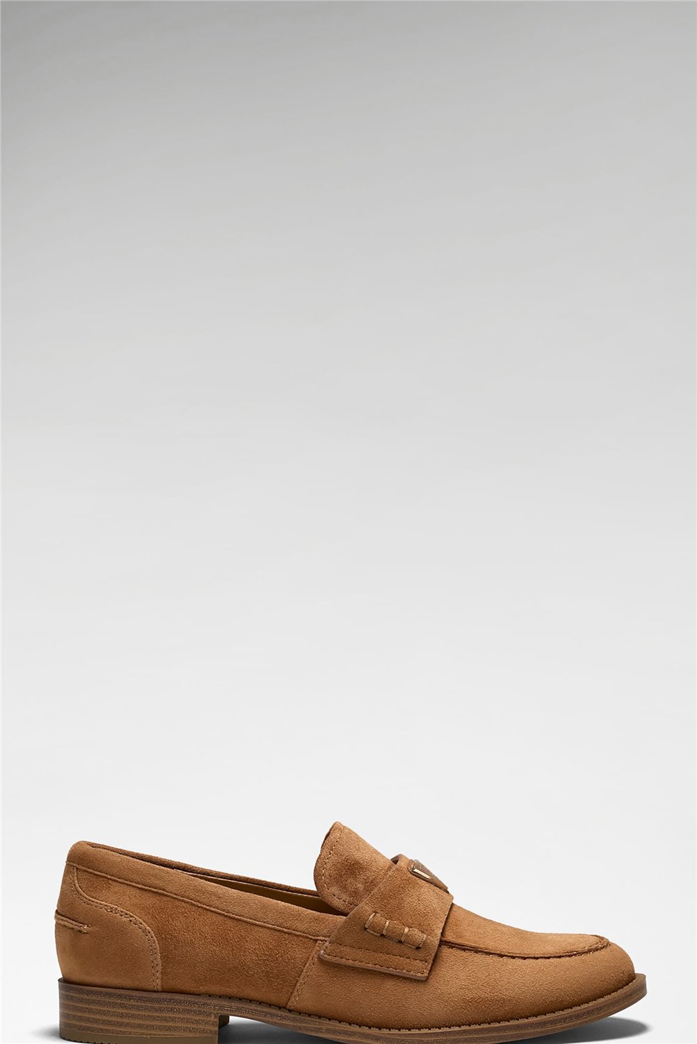 Guess Beliso Kadın Deri Loafer Kahverengi