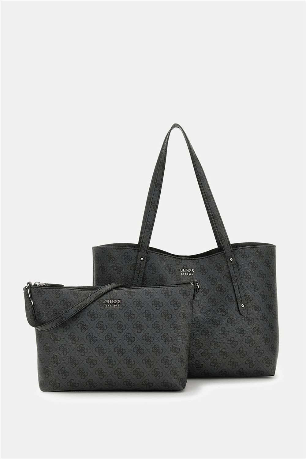 Guess Brenton Kadın Tote Çanta Gri