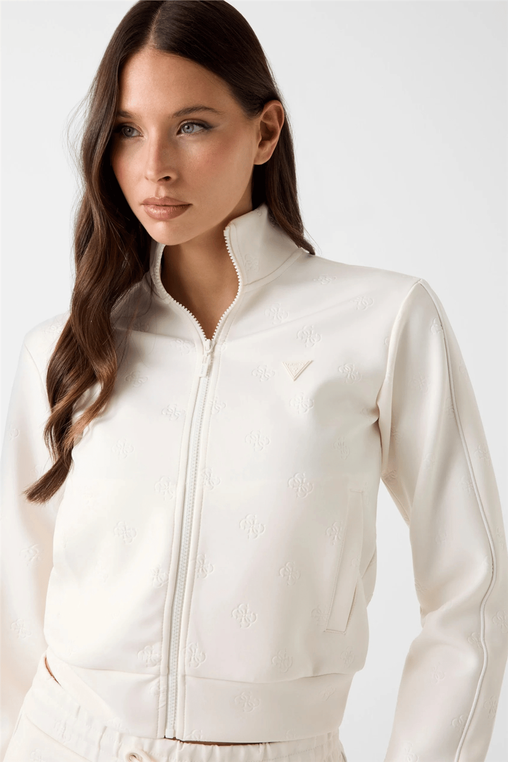 Guess Calista Kadın Aktif Scuba Fermuarlı Sweatshirt