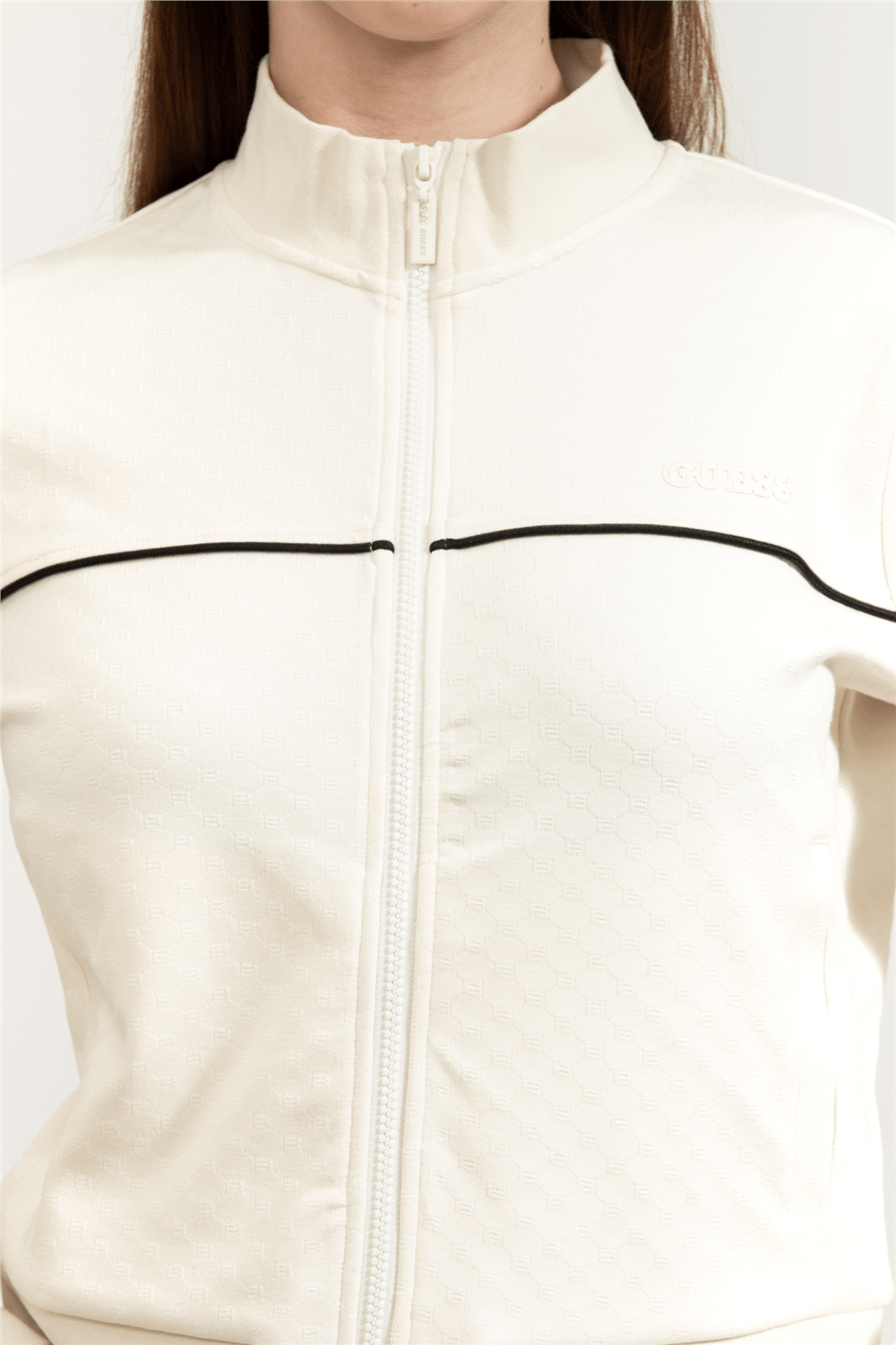 Guess Clara Kadın Aktif Fermuarlı Sweatshirt