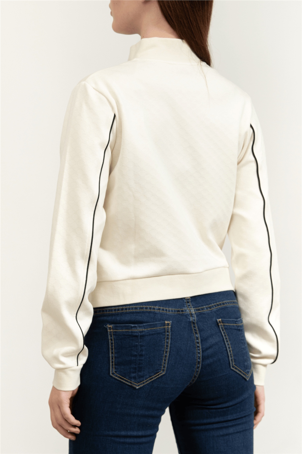 Guess Clara Kadın Aktif Fermuarlı Sweatshirt