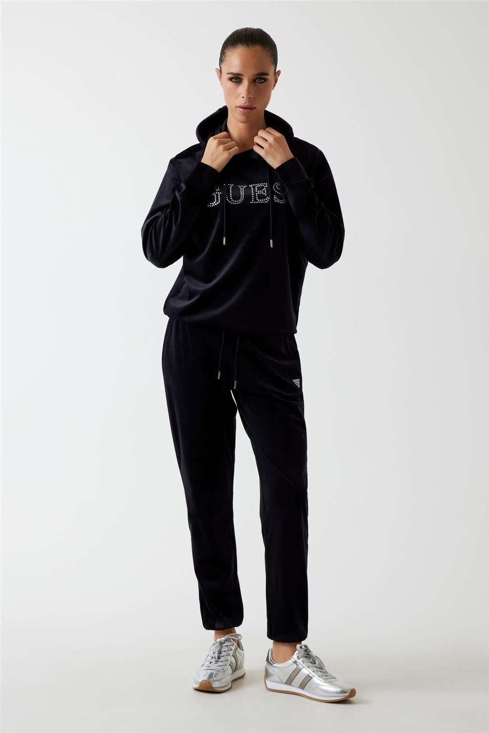 Guess Couture Kadın Aktif Kapüşonlu Sweatshirt