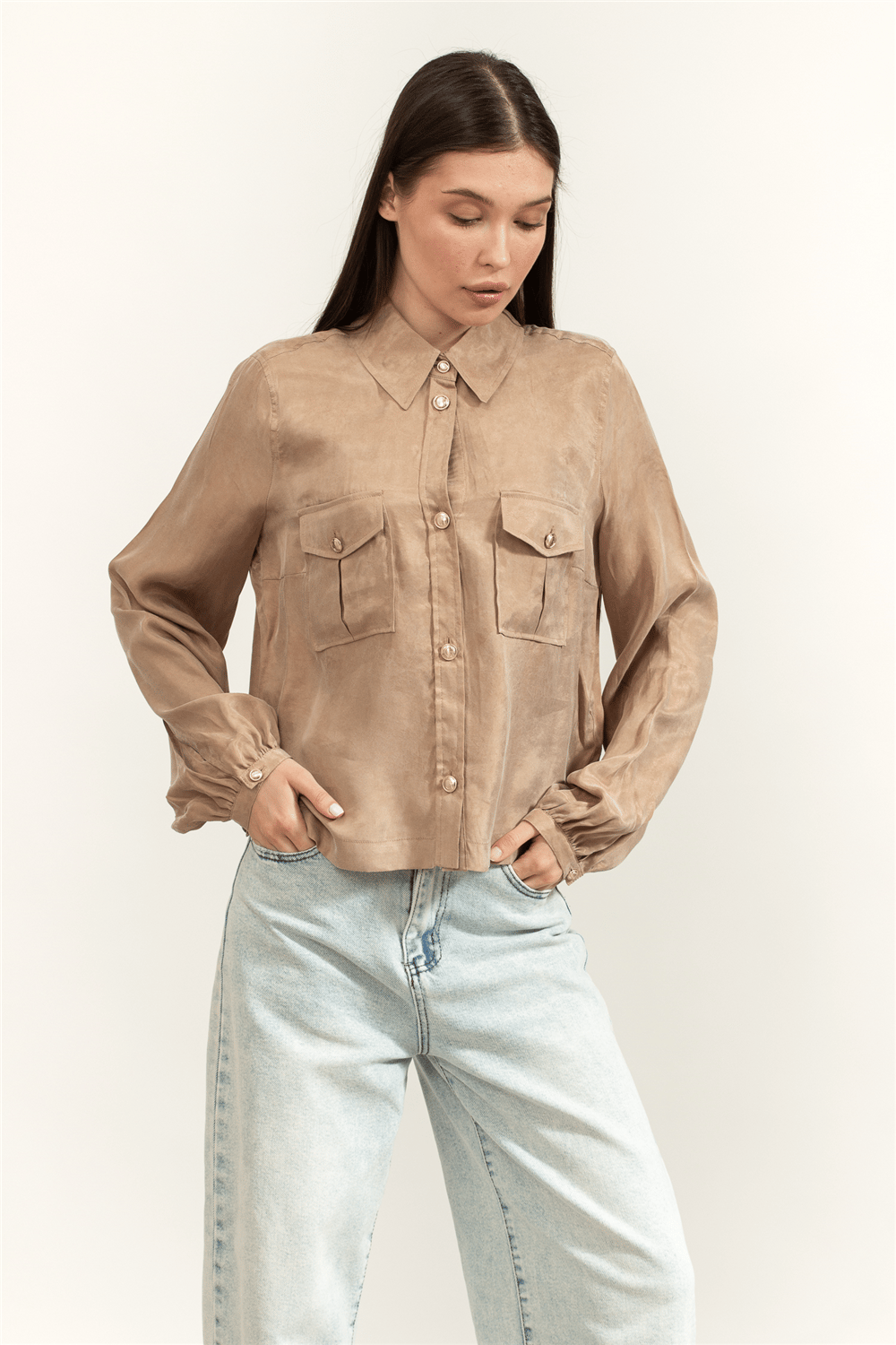 Guess Dalia Kadın Comfort Fit Gömlek