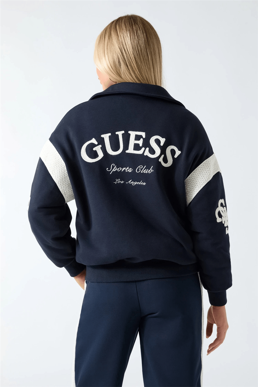Guess Danika Kadın Aktif Bomber Mont Lacivert
