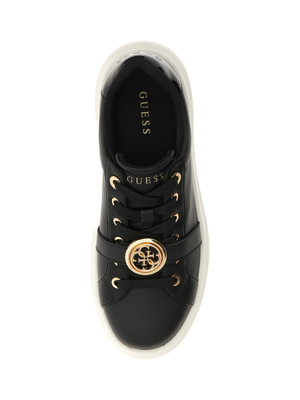 Guess Erizo Kadın Deri Sneaker Siyah