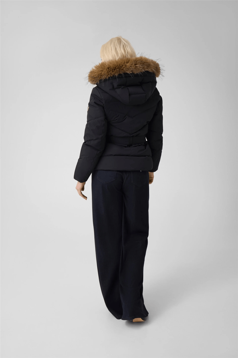 Guess Fatema Kadın Şişme Mont Siyah
