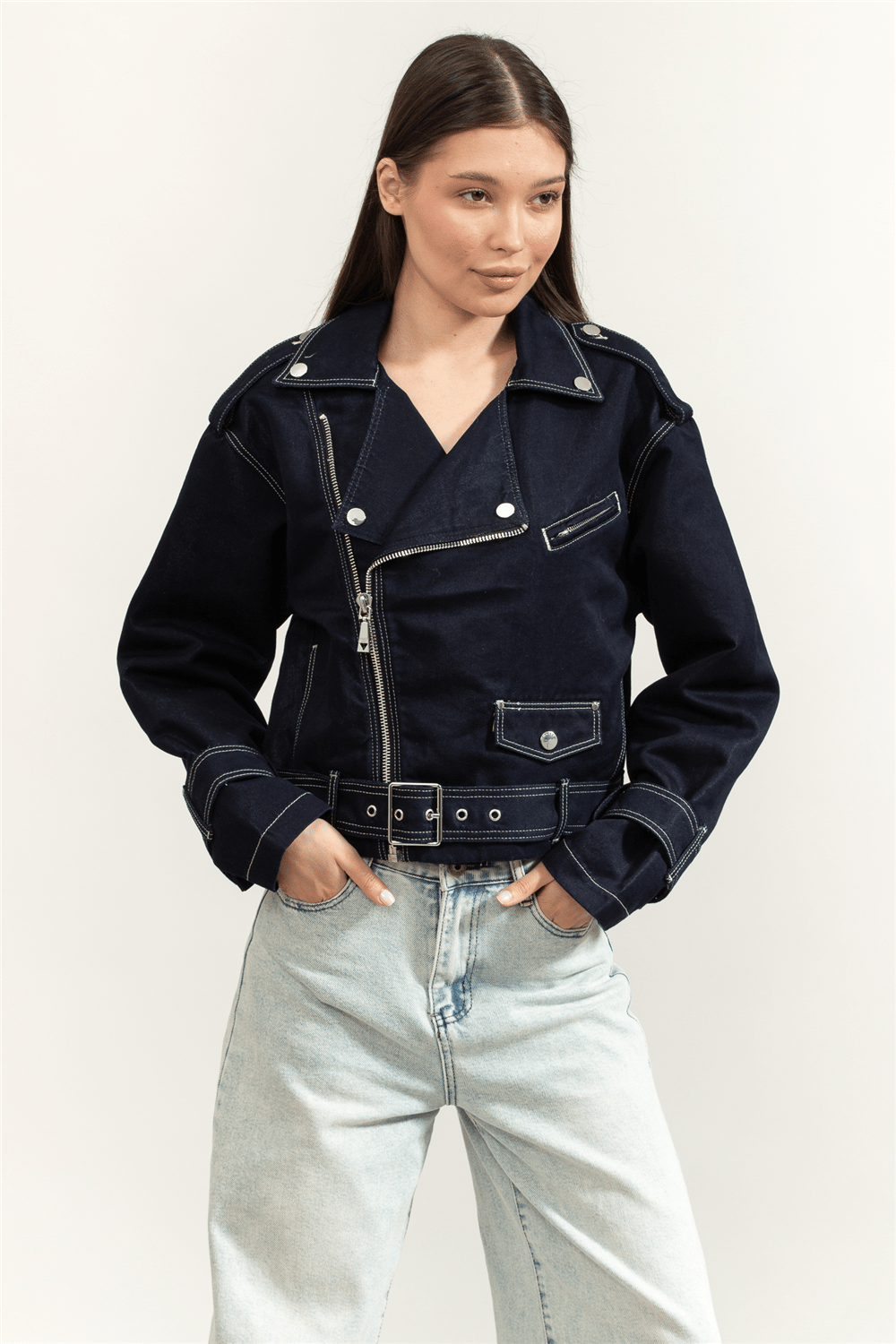 Guess Florence Kadın Kot Mont
