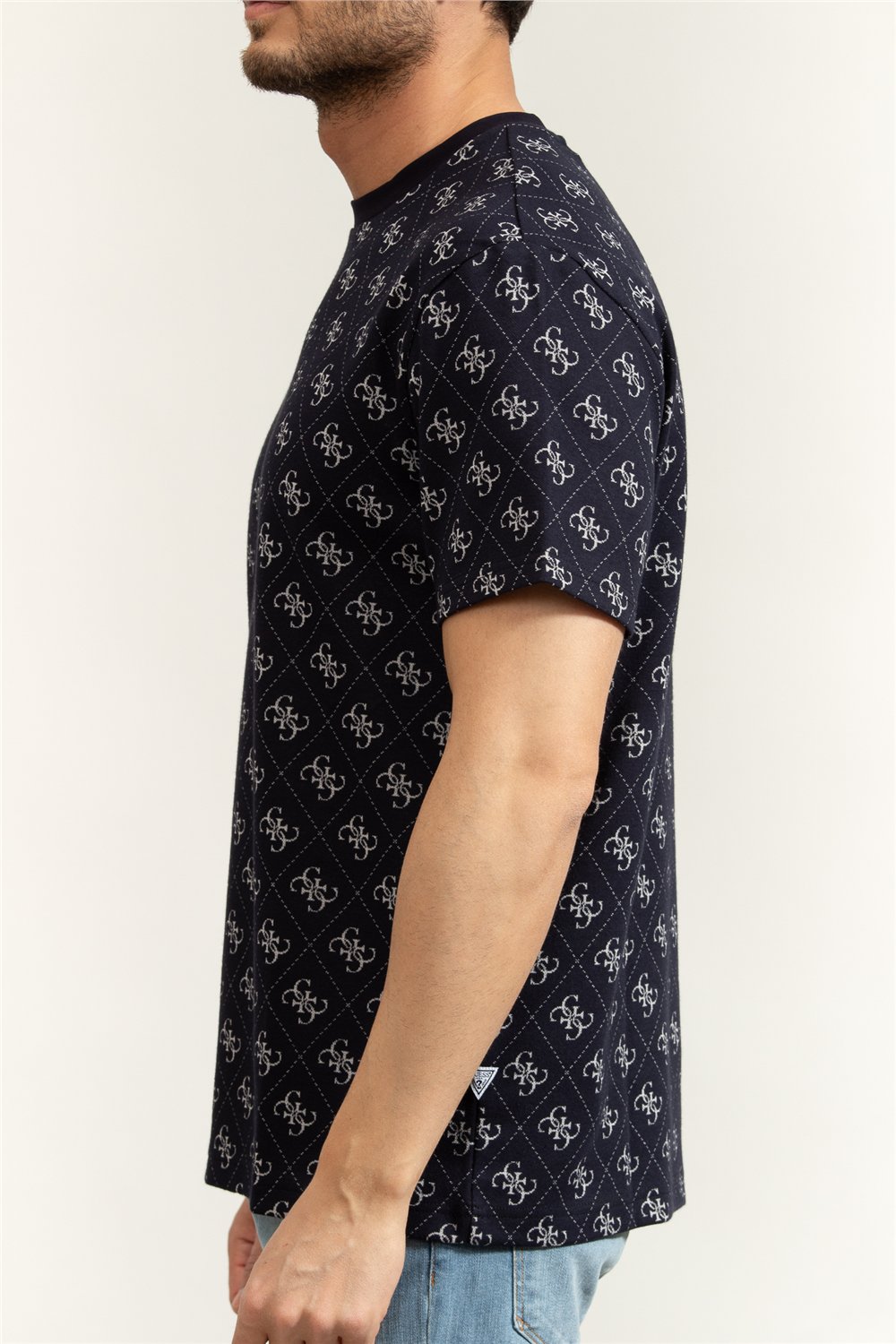 Guess Jacquard Erkek Triko