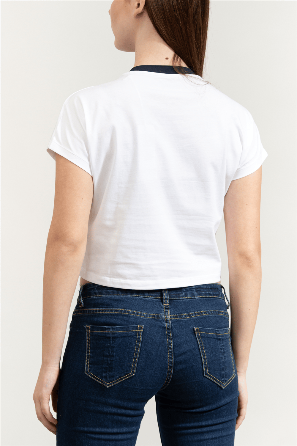 Guess Jersey Kadın Regular Fit Bisiklet Yaka T-Shirt