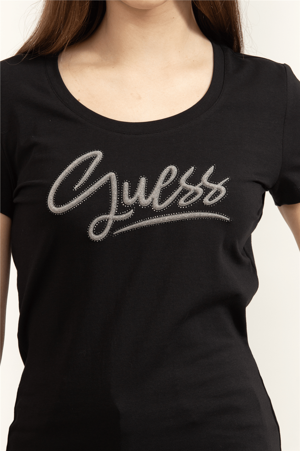 Guess Jersey Kadın Slim Fit T-Shirt