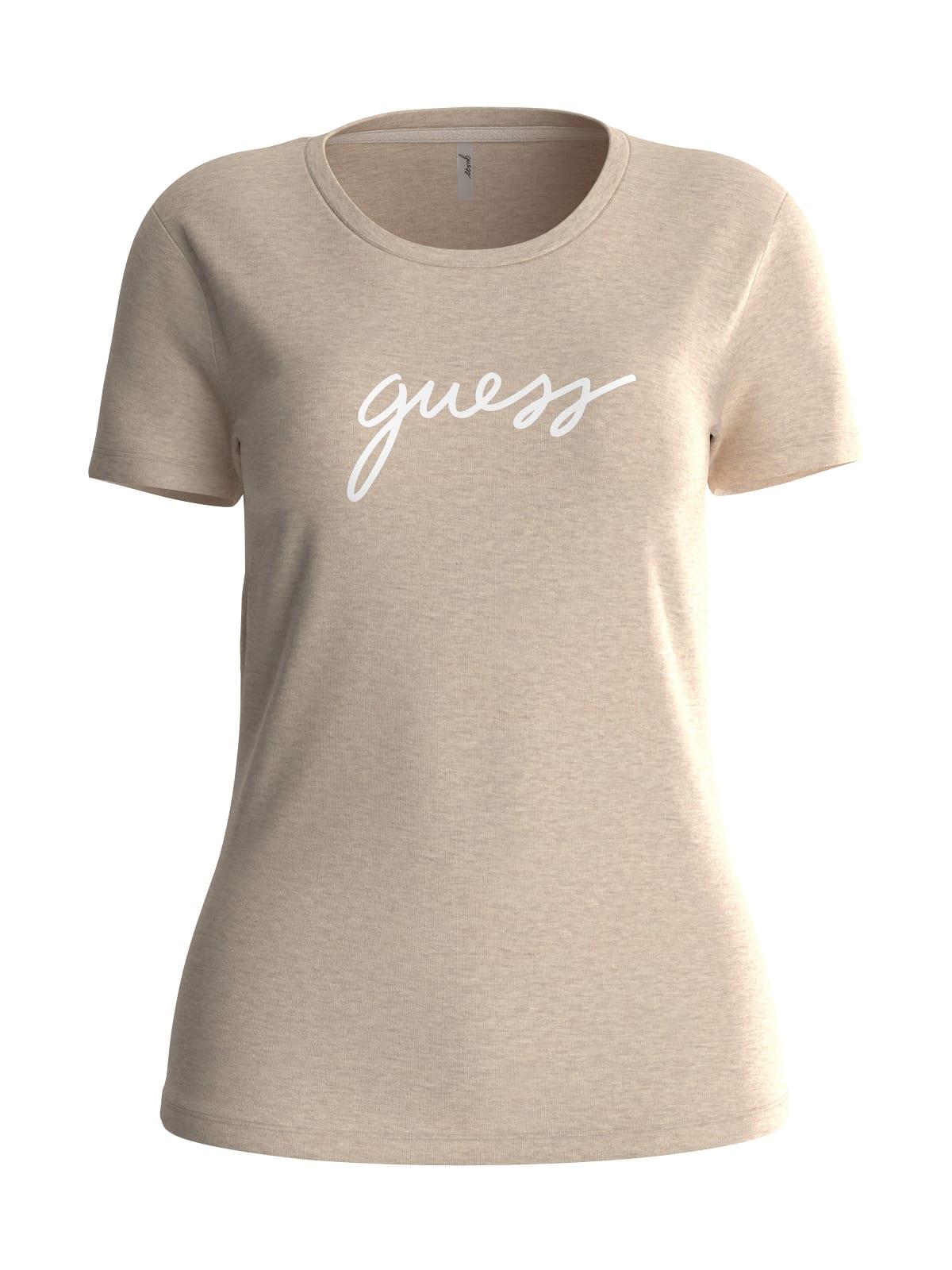Guess Kadın Bisiklet Yaka T-Shirt