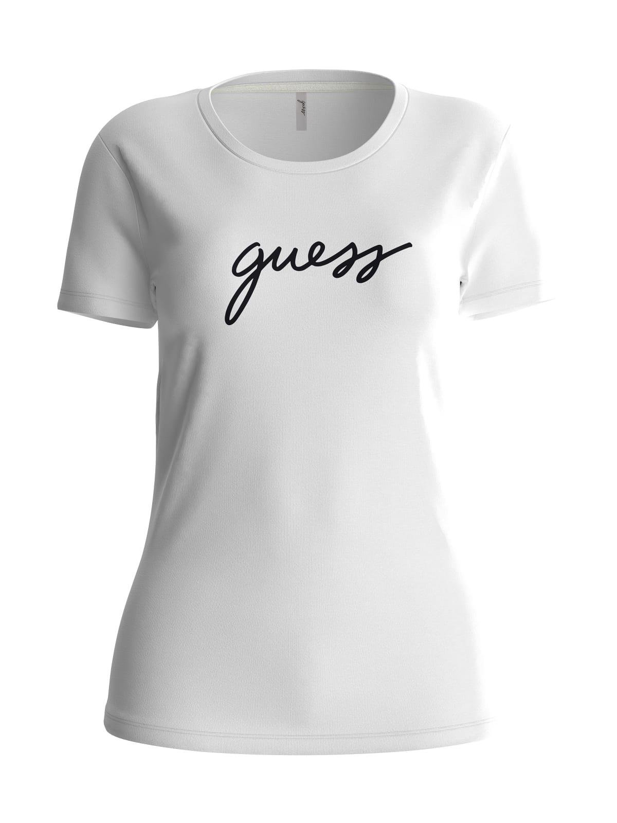 Guess Kadın Bisiklet Yaka T-Shirt