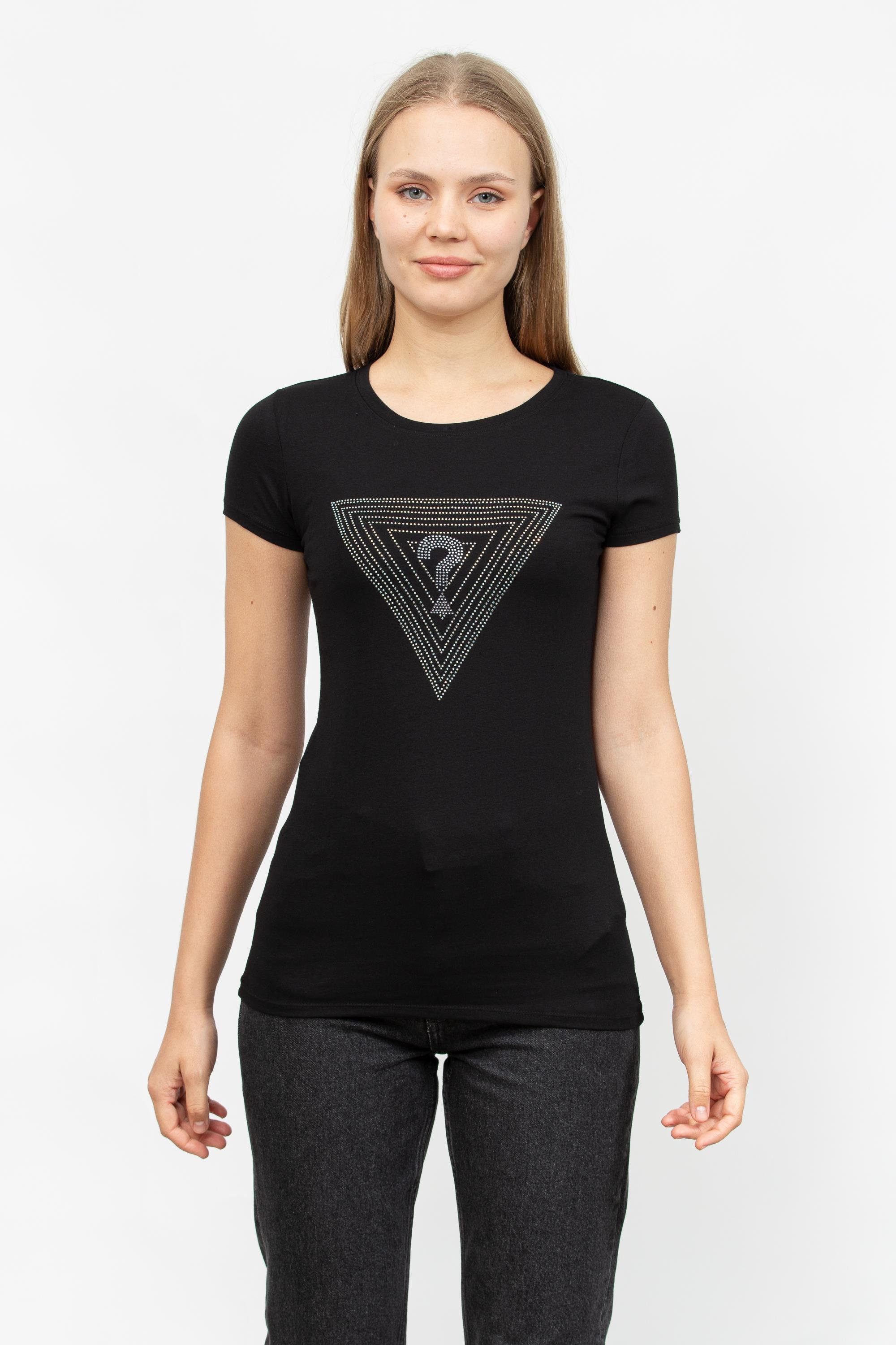 Guess Kadın Bisiklet Yaka T-Shirt