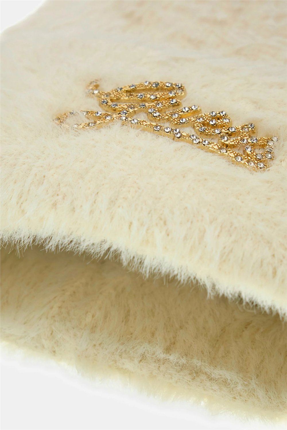 Guess Knitted Kadın Bere Beyaz