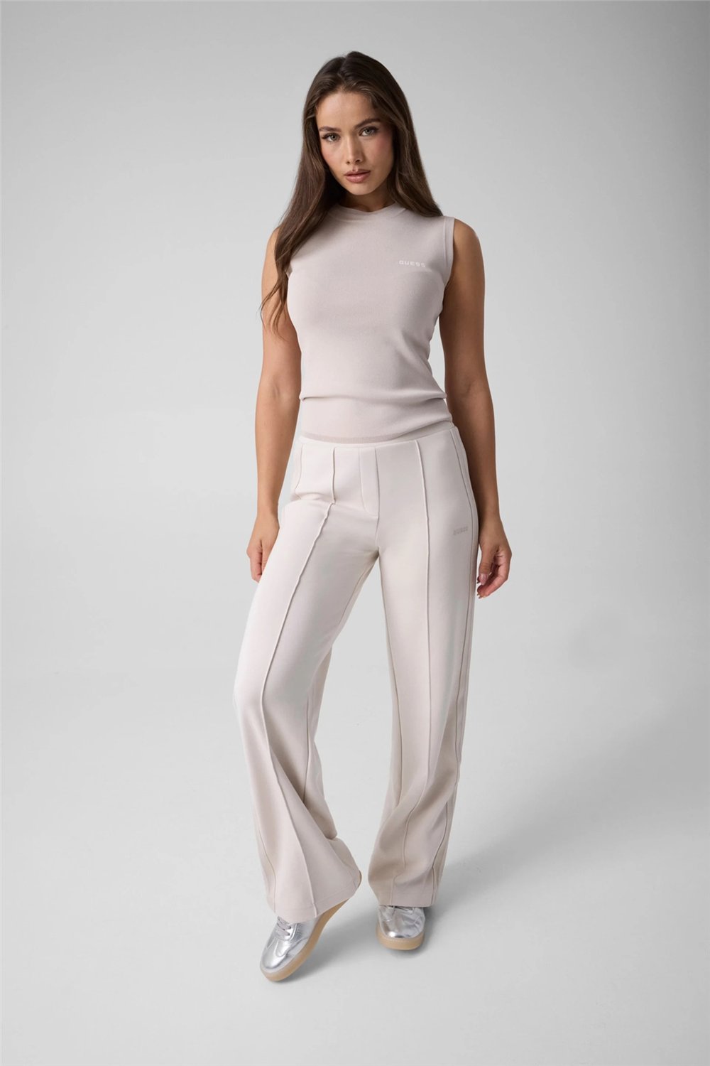 Guess Lyra Kadın Aktif Modal Karışımlı Regular Fit Eşofman Altı Parlement Mavi