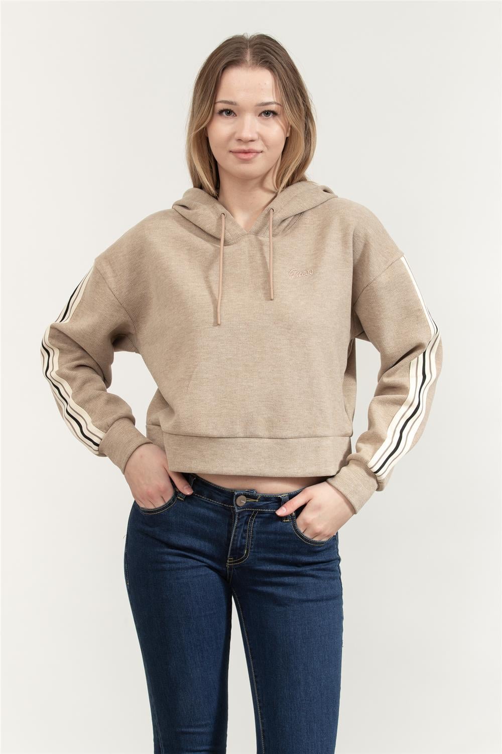 Guess Muriel Kadın Aktif Yün Karışımlı Sweatshirt