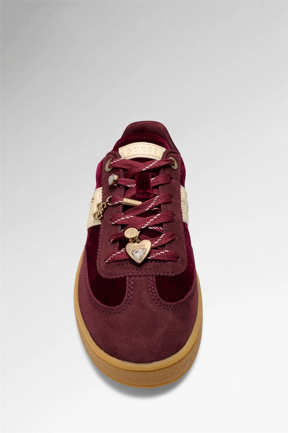 Guess Naoki Kadın Deri Karışımlı Sneaker Kırmızı