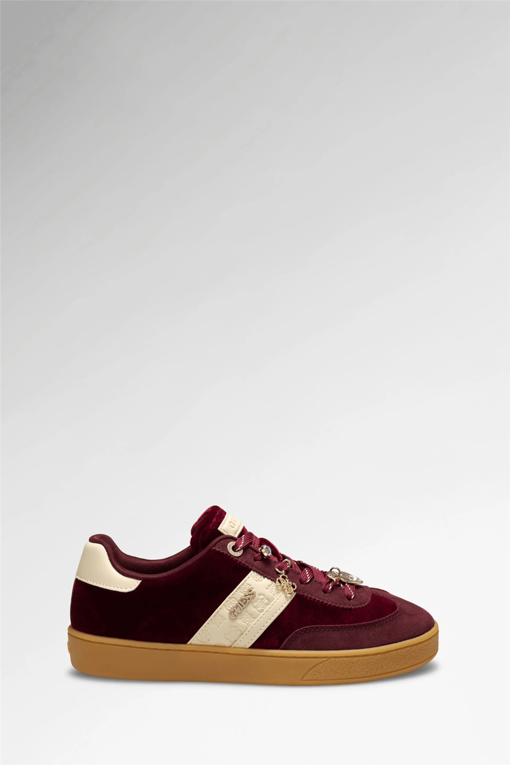 Guess Naoki Kadın Deri Karışımlı Sneaker Kırmızı