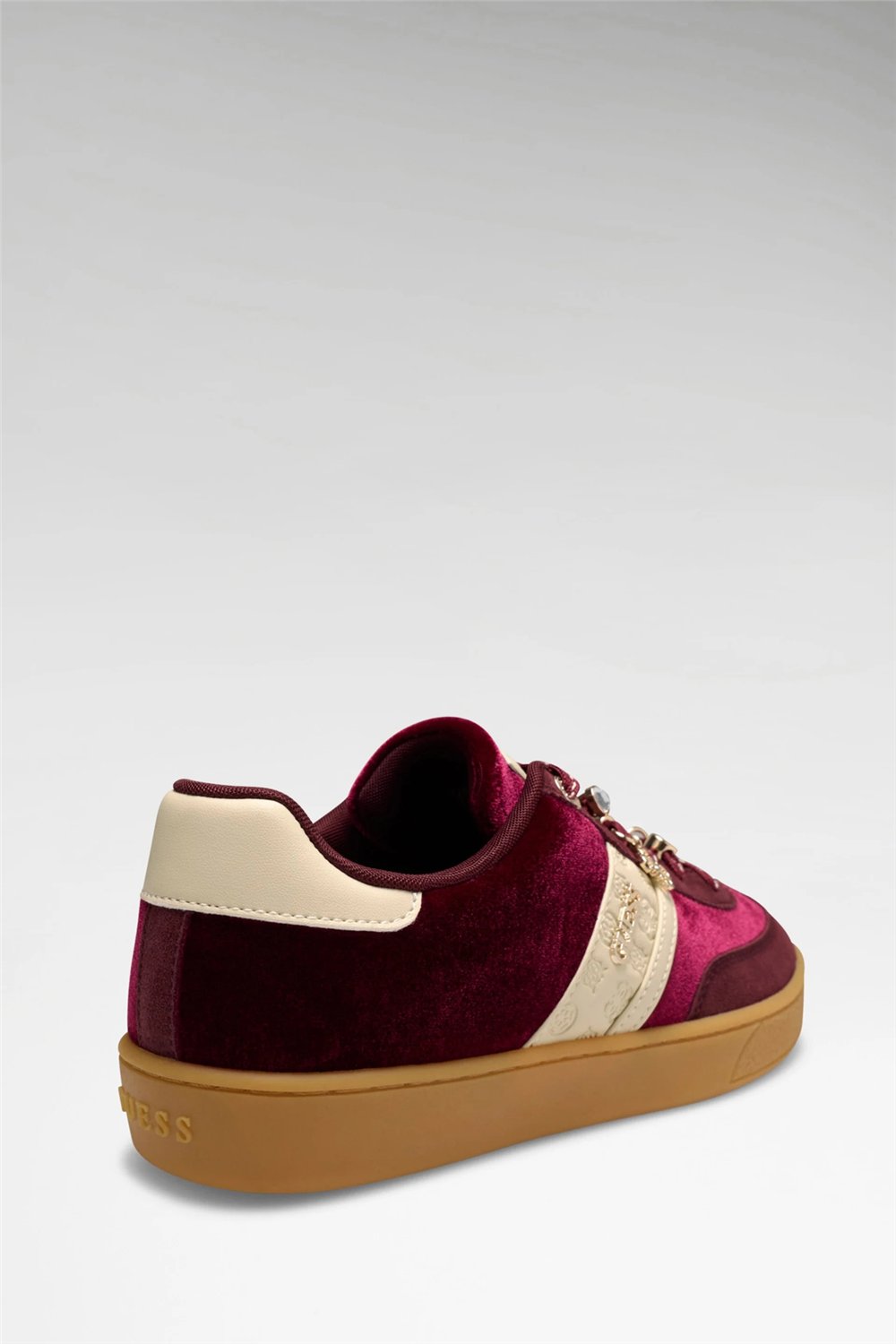 Guess Naoki Kadın Deri Karışımlı Sneaker Kırmızı