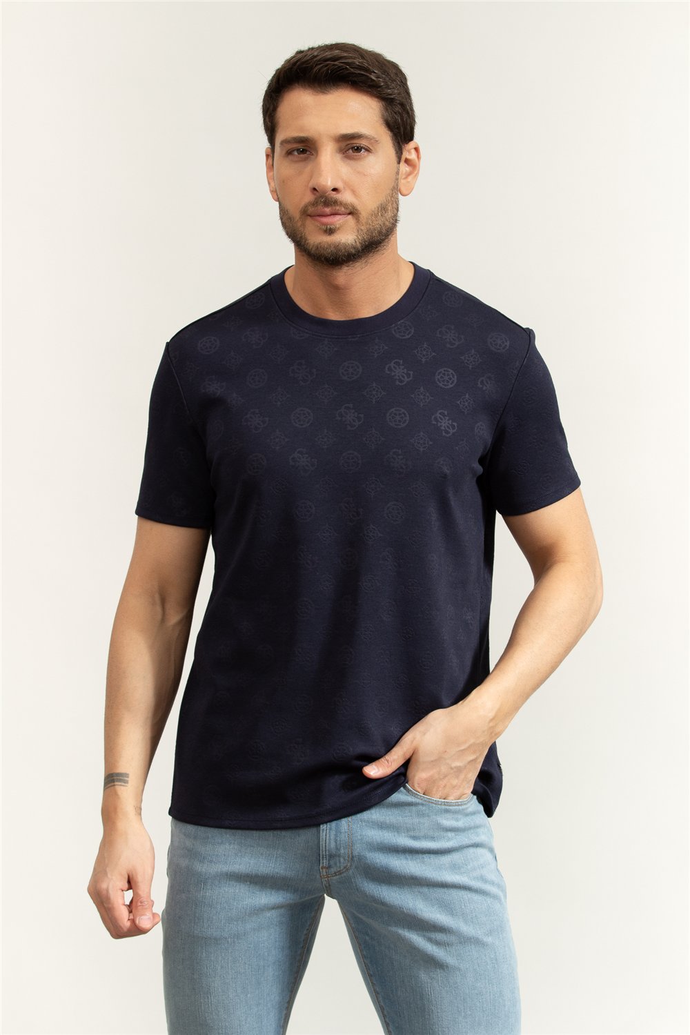 Guess Nico Erkek Triko