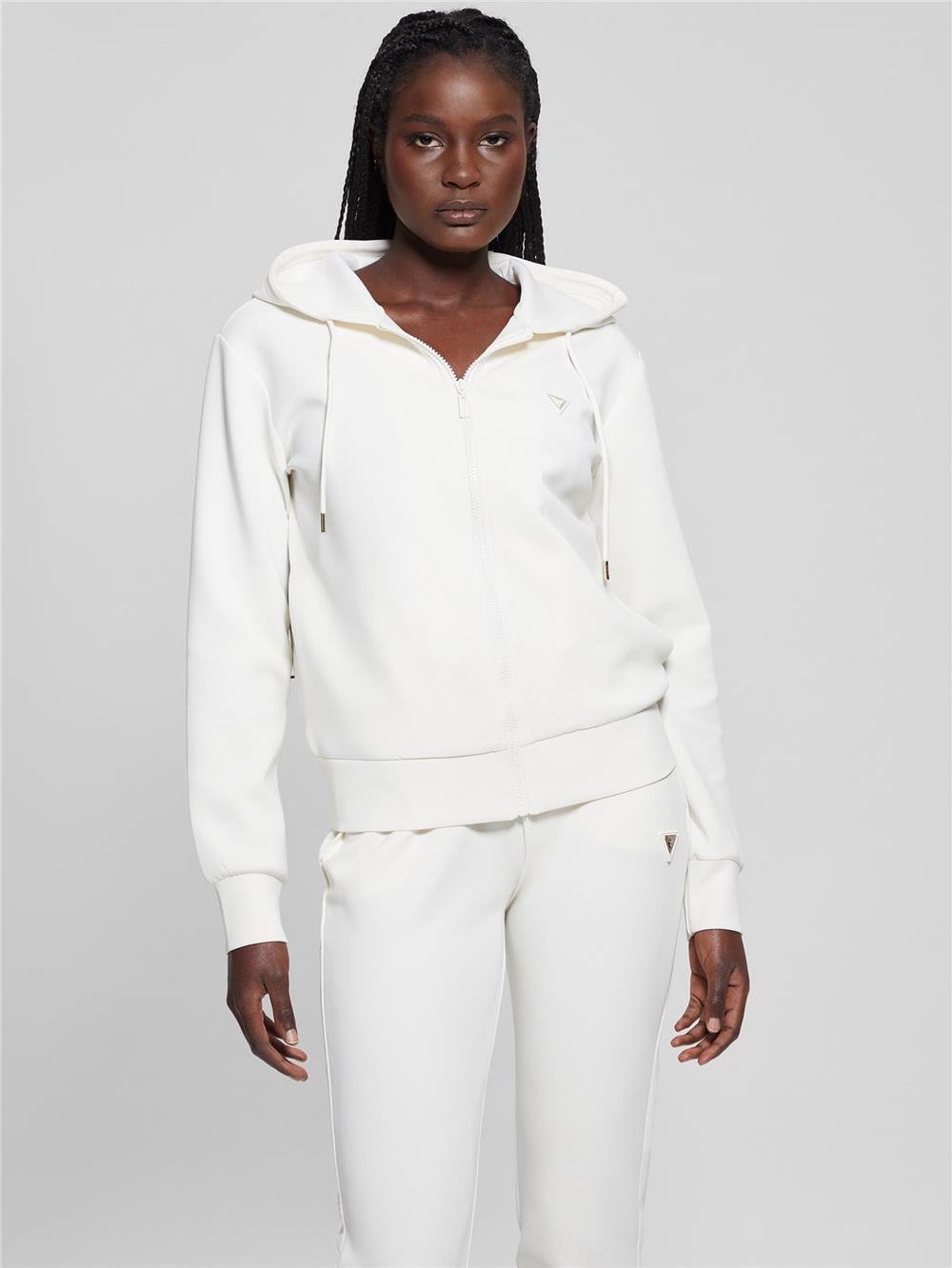 Guess Olympe Kadın Aktif Modal Karışımlı Scuba Sweatshirt