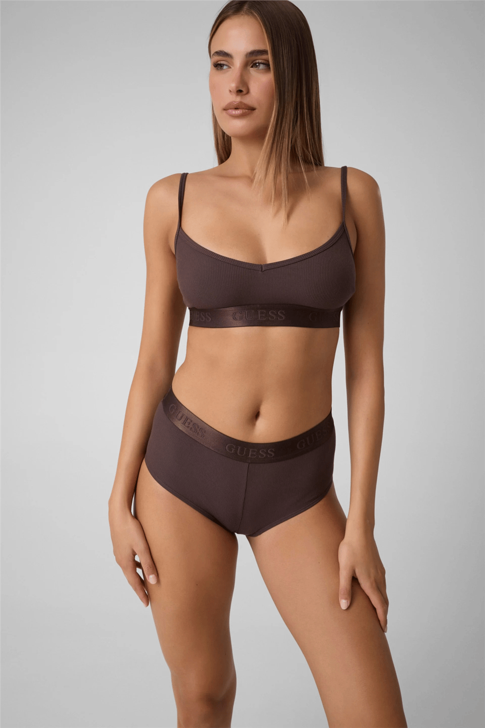 Guess Penelope Kadın Modal Bralet Sütyen Kahverengi