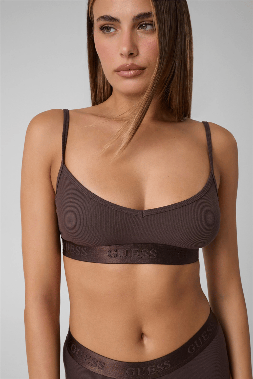 Guess Penelope Kadın Modal Bralet Sütyen Kahverengi